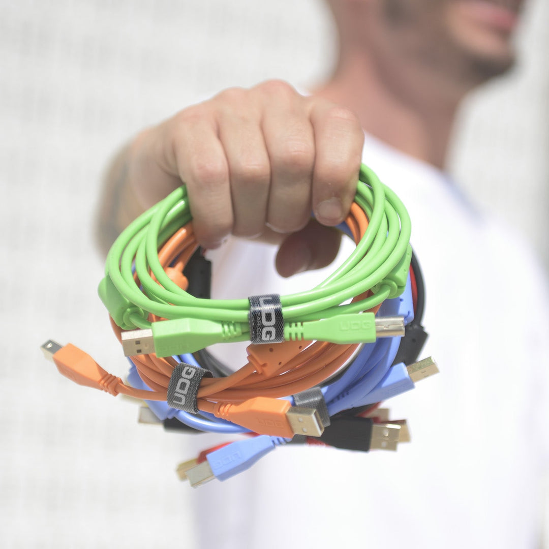 UDG Ultimate Audio-kabel USB 2.0 A-B Svart Rett 3m