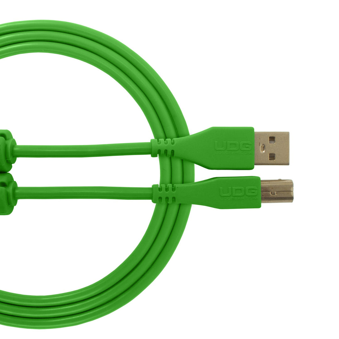 UDG Ultimate Audio-kabel USB 2.0 A-B Grønn Rett 3m