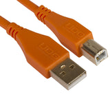 UDG Ultimate Audio-kabel USB 2.0 A-B Oransje Rett 1m