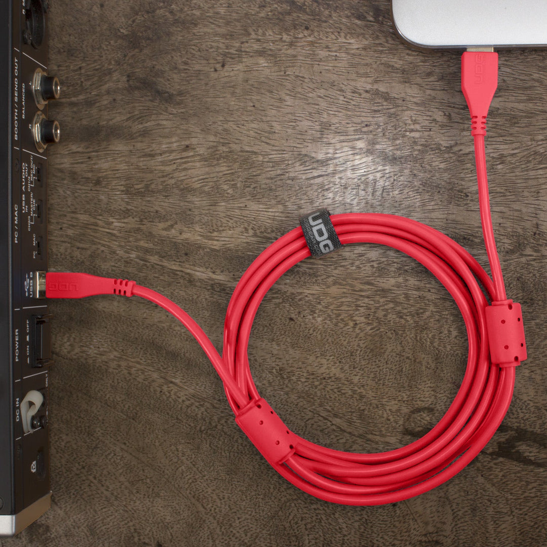 UDG Ultimate Audio-kabel USB 2.0 A-B Rød Rett 2m