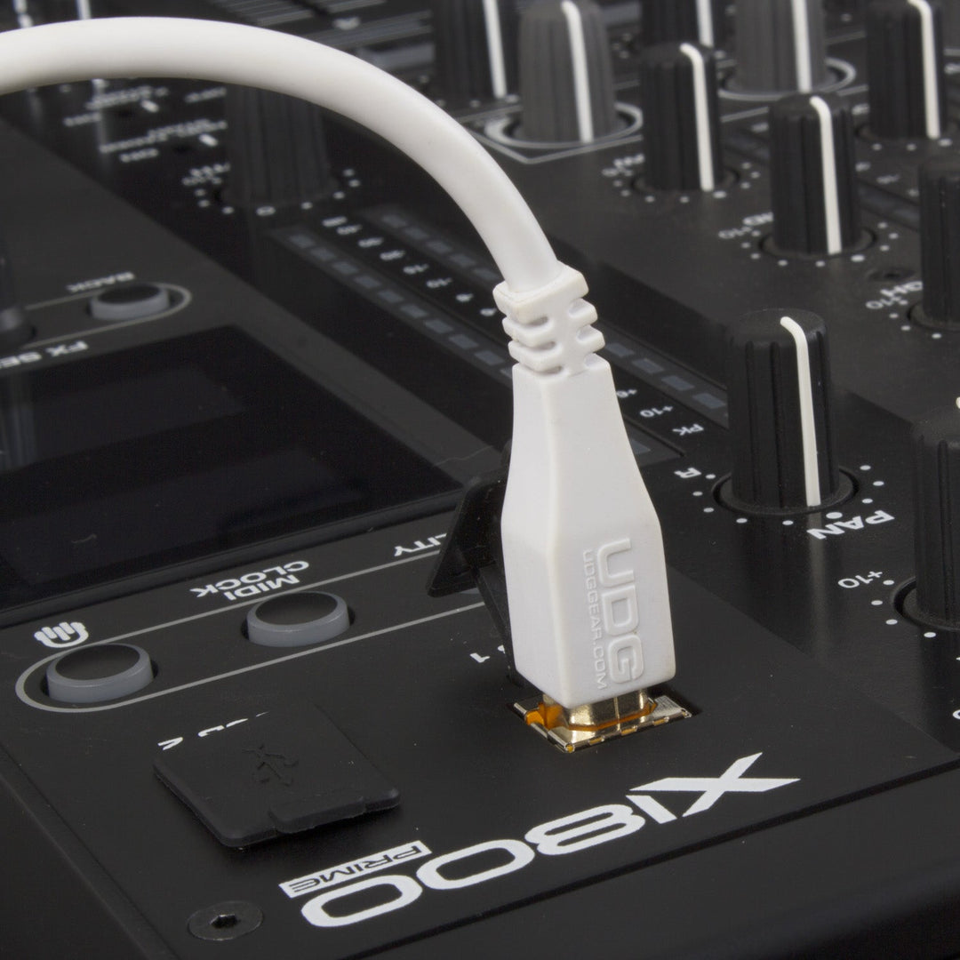 UDG Ultimate Audio-kabel USB 2.0 A-B Hvit Rett 2m