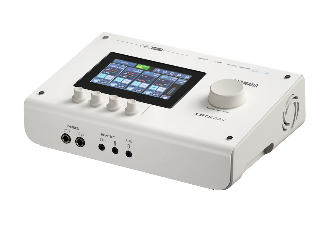 Yamaha URX44V USB-C audio/video-interface (Hvit) - Videoversjon