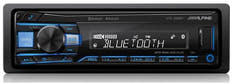ALPINE UTE-200BT Bilradio med Bluetooth og USB