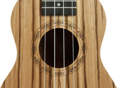 DiMavery UK-400 Ukulele, Sopran, Sebratre.
