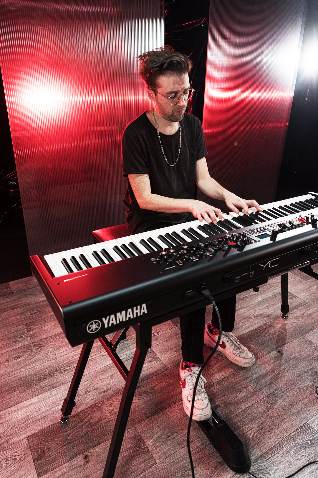 Yamaha YC88 Digital Stage Keyboard (naturlig Wood )