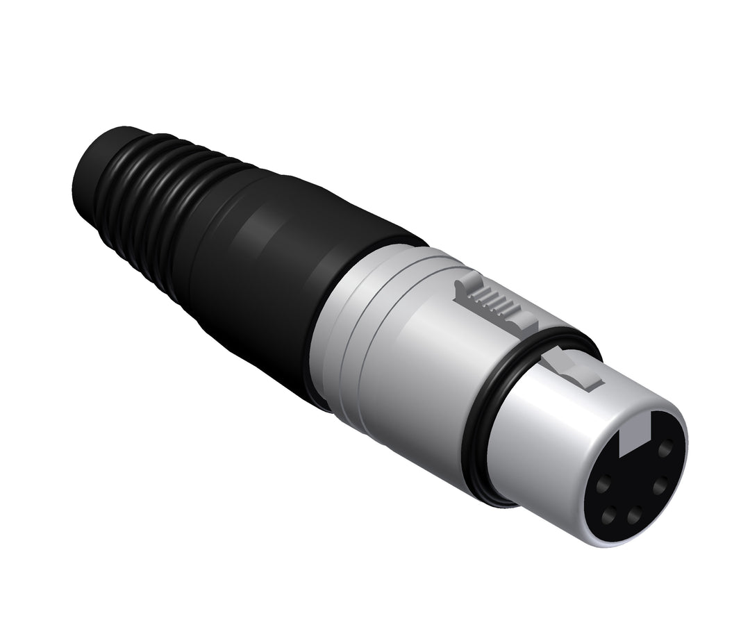 XLR stikk 5-polet hun kabel