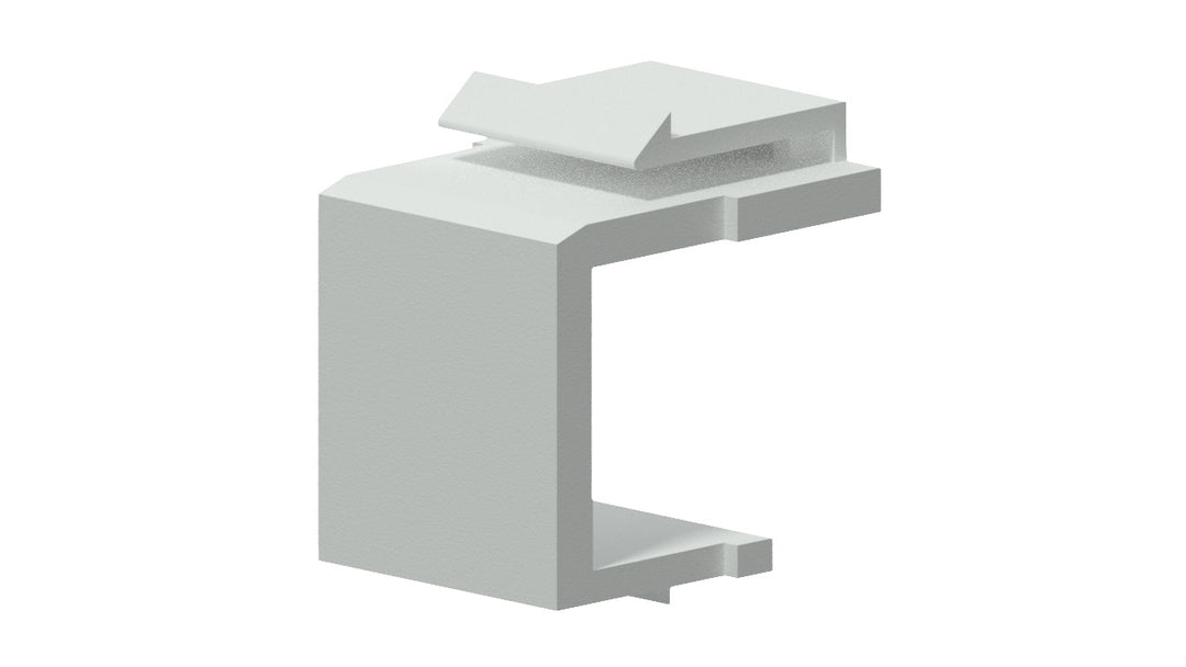 Keystone blind plate, Hvid