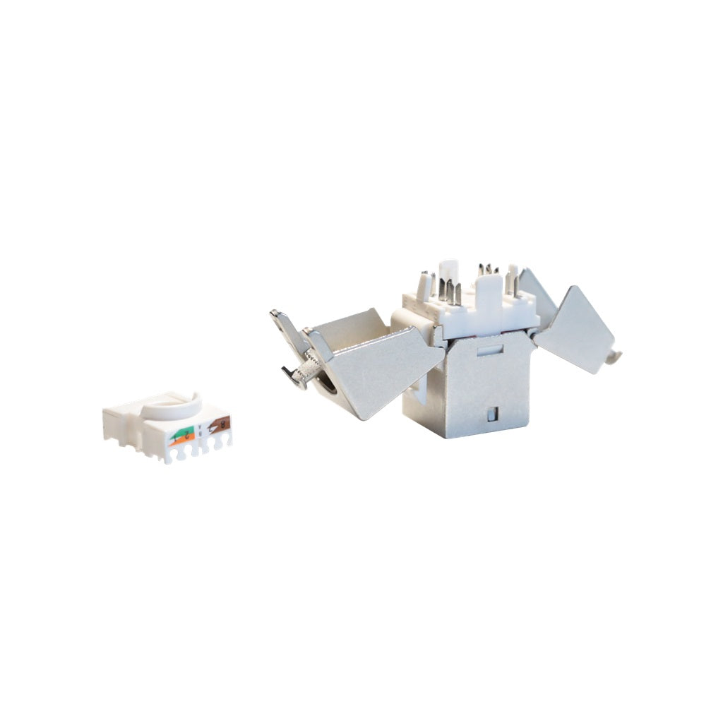 Keystone-adapter Cat6 skjermet, IDC-terminering