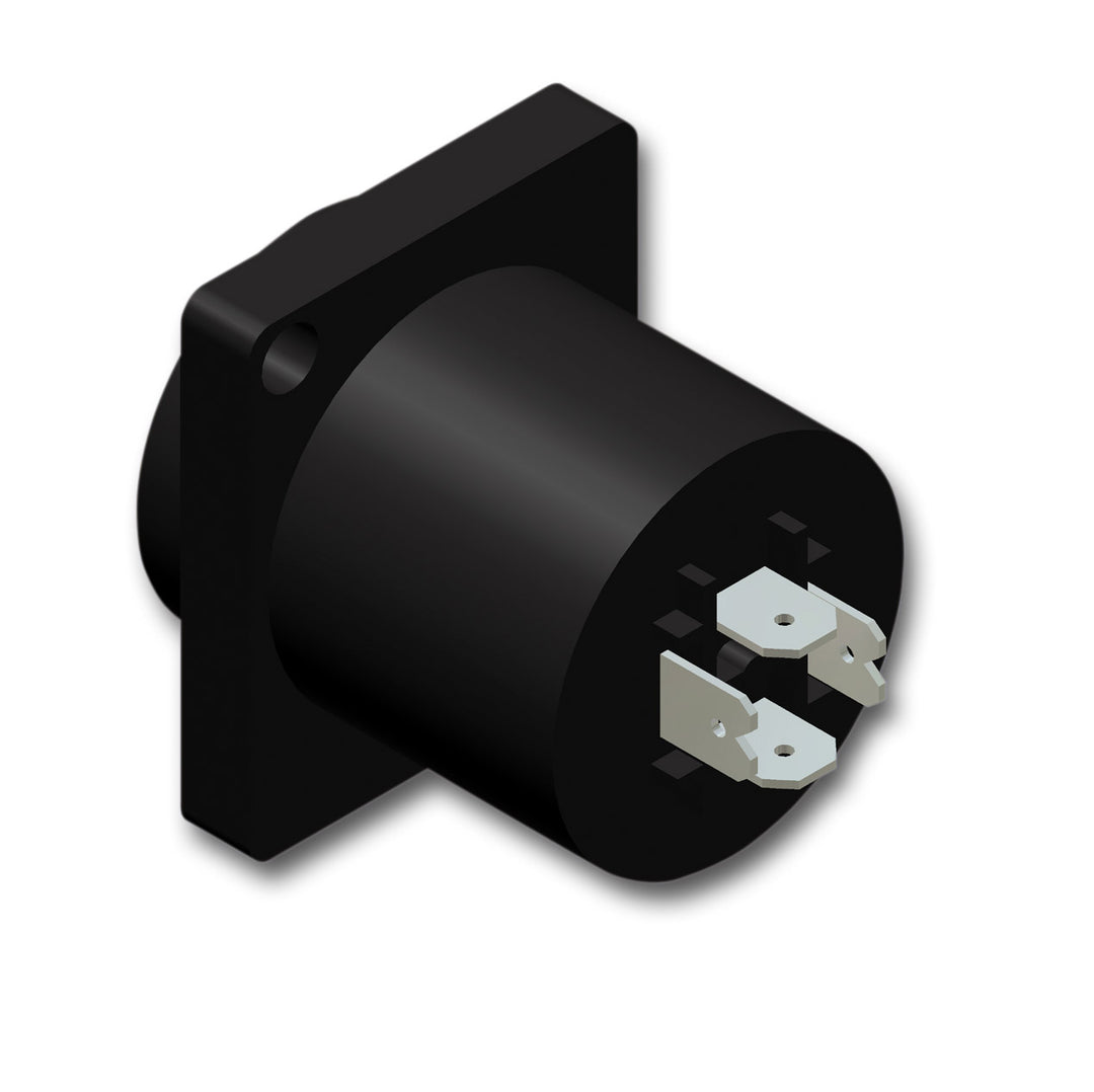 Høyttaler 4-polet han-chassis