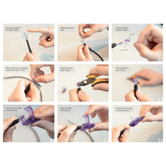 ProCab CAT6A RJ45 modulærkontakt, uskjermet