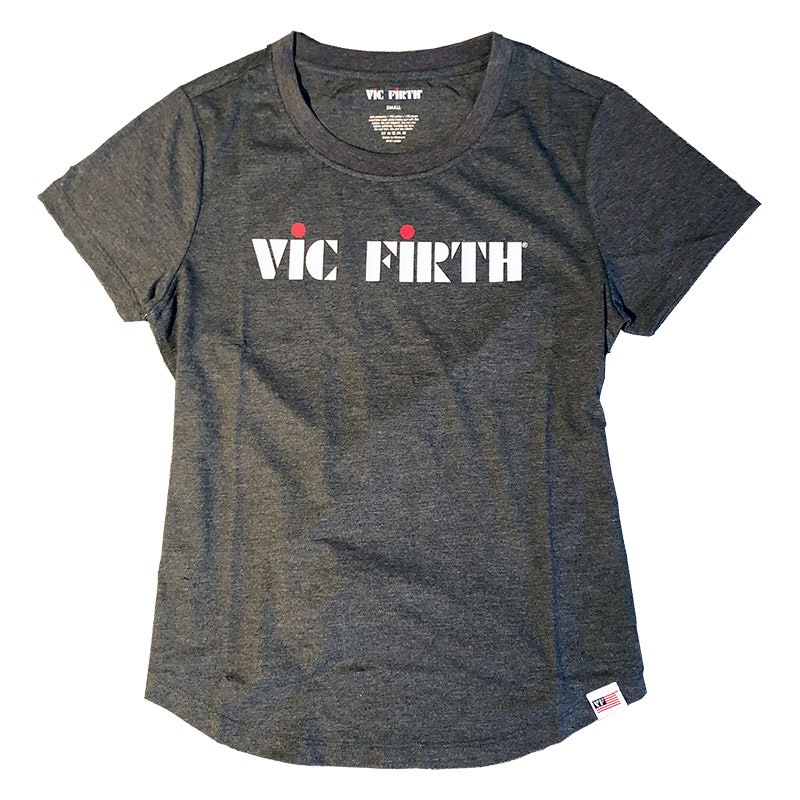 Vic Firth dameskjorte med logo - Medium
