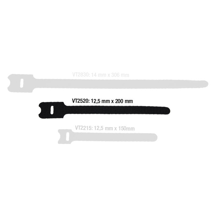 Kabelreim borrelås Hook & Loop 10 stk. (150 mm)