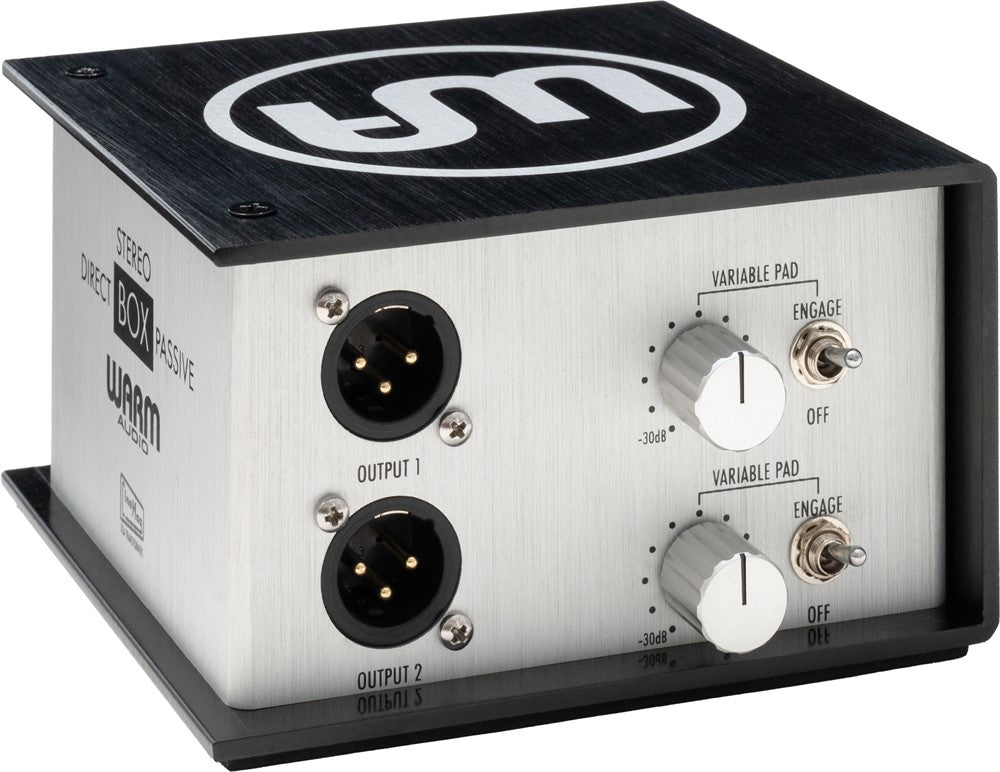 Warm Audio WA-DI-P2 passiv stereo-DI-boks