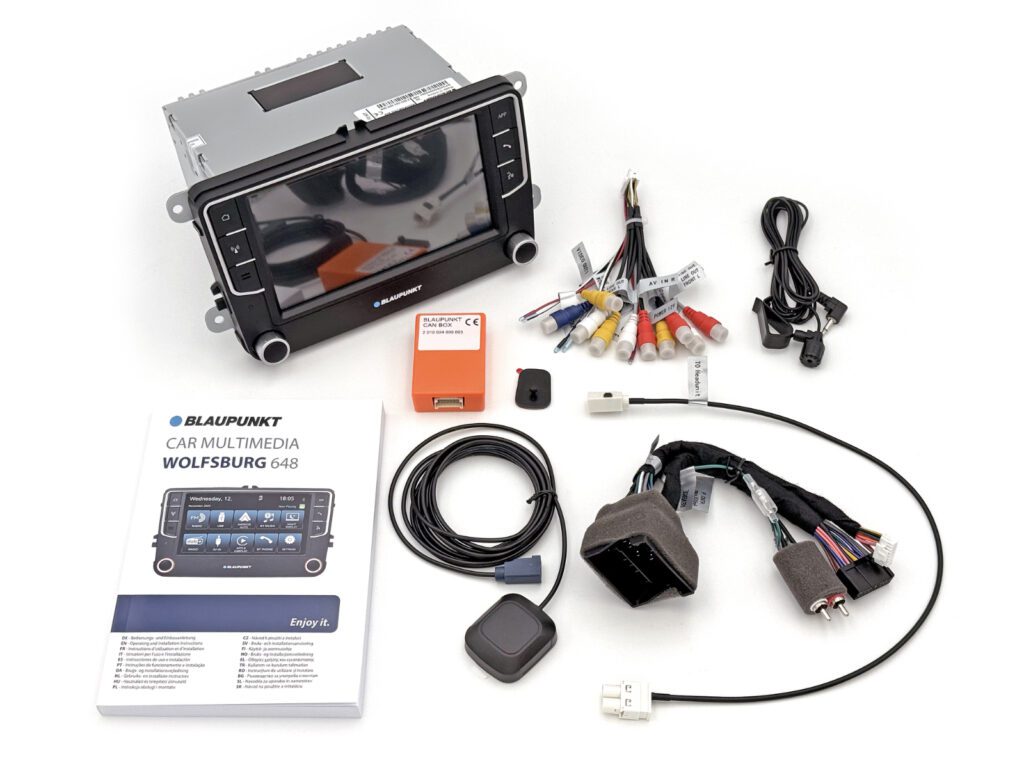 Blaupunkt WOLFSBURG 648 bilradio med CarPlay/Androis Auto og Bluetooth