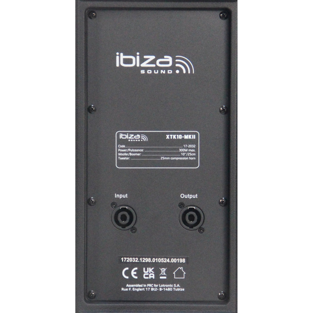 Ibiza XTK 10" passiv PA-høyttaler