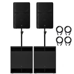 Yamaha DXR15 MK3 POWER BUNDLE Large