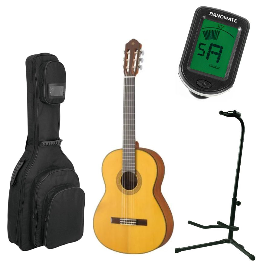 Yamaha CG122MS Spansk gitar startpakke