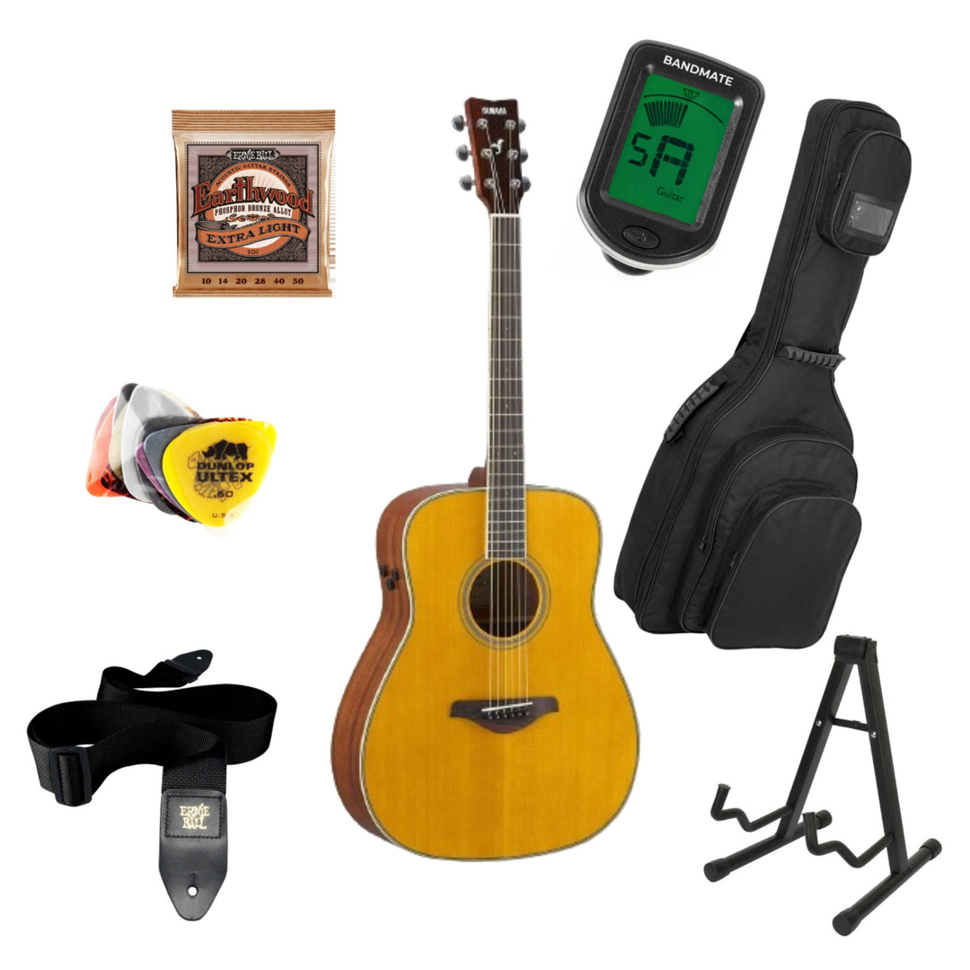Yamaha FG-TA TransAcoustic startpakke