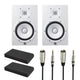 Yamaha HS8 Studio Monitor startpakke (hvit)