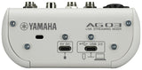 Yamaha AG03 MkII - Live Streaming Mixer (Hvit)
