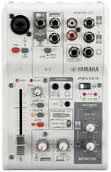 Yamaha AG03 MkII - Live Streaming Mixer (Hvit)