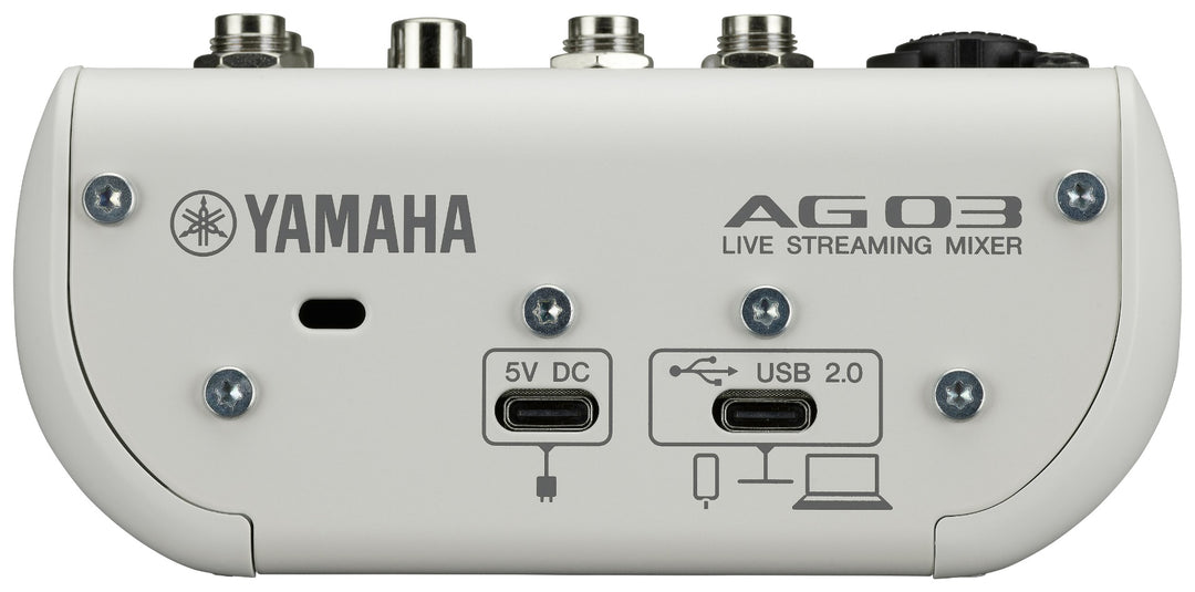 Yamaha AG03 MkII - Live Streaming Bundle (Hvit)