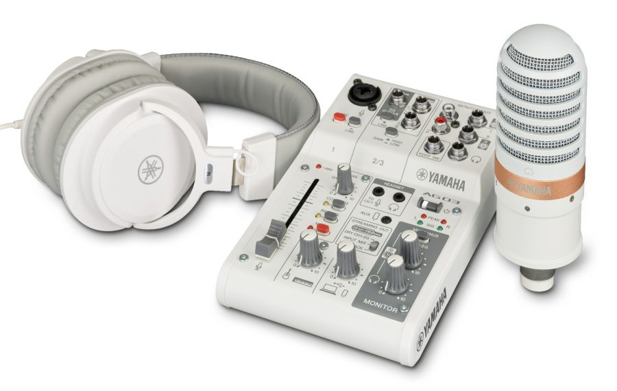 Yamaha AG03 MkII - Live Streaming Bundle (Hvit)