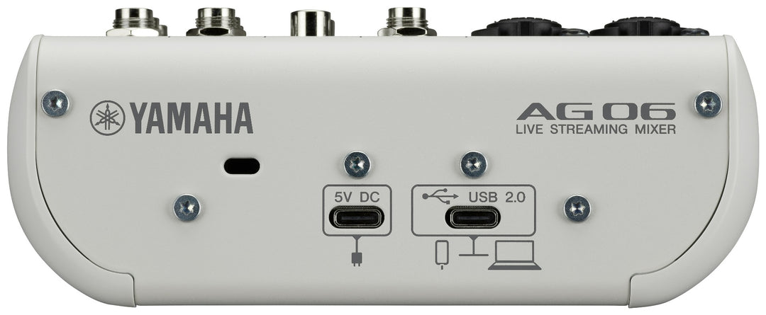 Yamaha AG06 MkII Live Streaming Mixer (hvit)