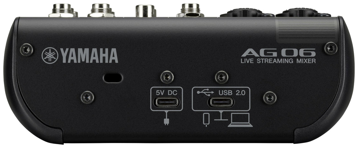 Yamaha AG06 MkII Live Streaming Mixer (svart)