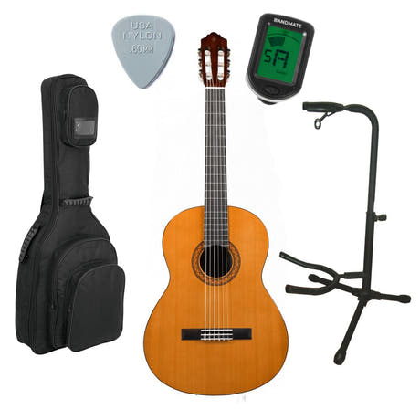 Yamaha C40 klassisk spansk gitar startpakke