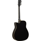 Yamaha FGC-TA transakustisk Western gitar (svart)
