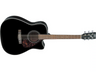 Yamaha FX370C elektronisk akustisk gitar (svart)