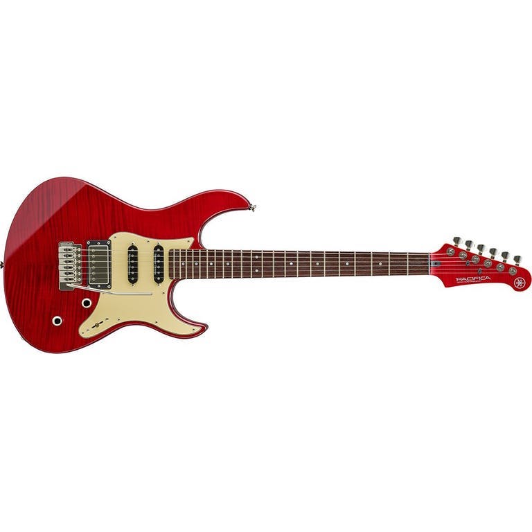 Yamaha Pacifica elektrisk gitar GPA612VII Flame Maple elektrisk gitar ( Fire Red )
