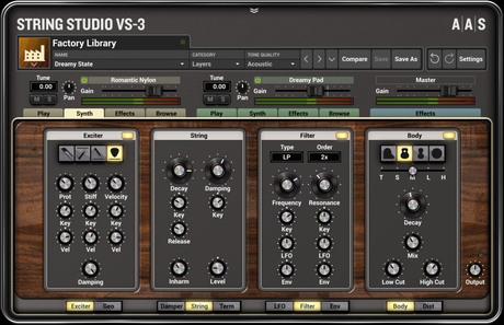 String Studio VS-3 pluss pakker nedlasting