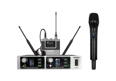 Acemic trådløs mikrofon og trådløs In-ear-monitor - Modell M2