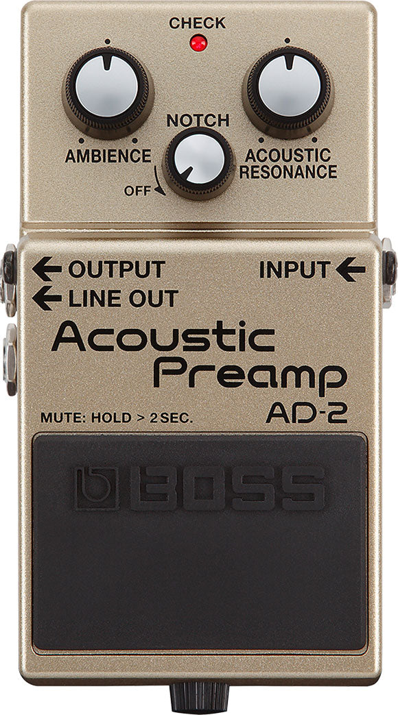 Boss AD-2 akustisk forforsterker gitarpedal