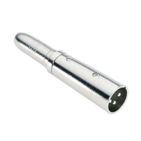 Adapter Audio Plug 6,3 mm Jack Stereo Female til XLR hann