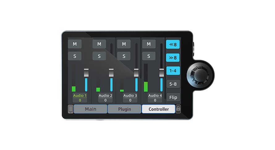 iCon aio2 USB-lydkort og kontroller, 2 inn og 2 ut