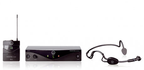 AKG WMS45 Trådløst Sport Hodebøylesystem - A (530 - 560 MHz)