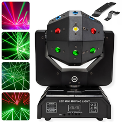 LIGHT4ME ATLAS bevegelig 4-i-1 LED multieffektlampe
