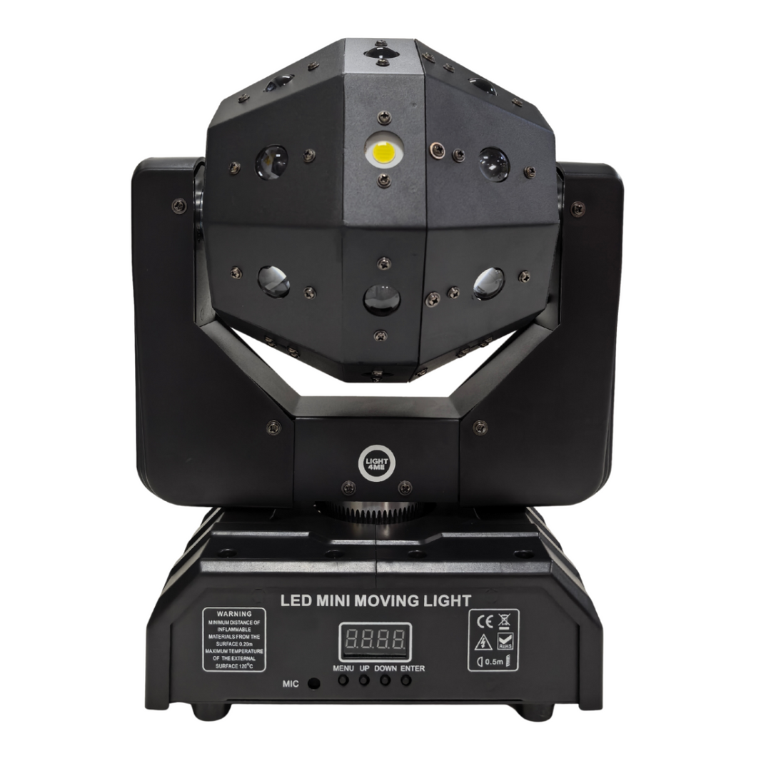 LIGHT4ME ATLAS bevegelig 4-i-1 LED multieffektlampe