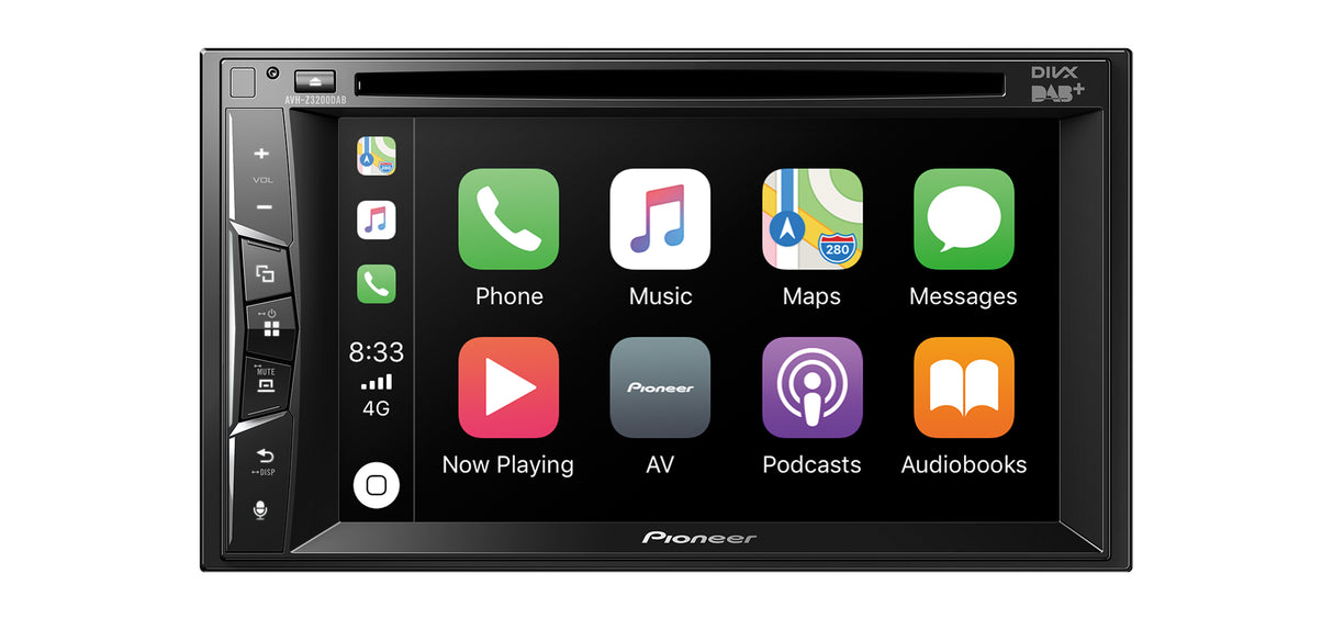 Pioneer AVH-Z3200DAB Apple Carplay , Bluetooth og DAB Radio