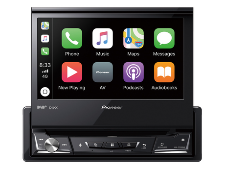 Pioneer AVH-Z7200DAB Apple CarPlay , Bluetooth og USB