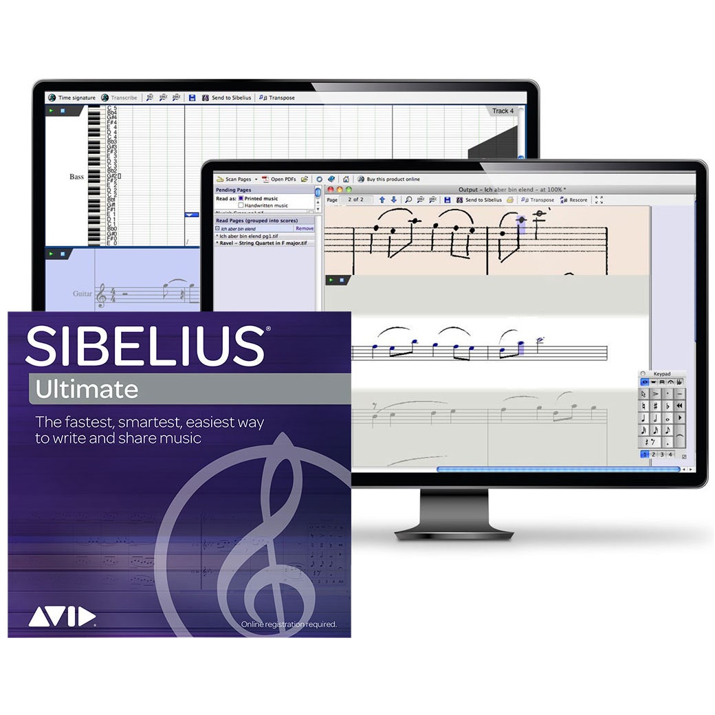 Sibelius Ultim perpetuell lisens med PScore AScore