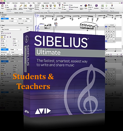 Sibelius Ultim evigvarende EDU student/lærer med PS