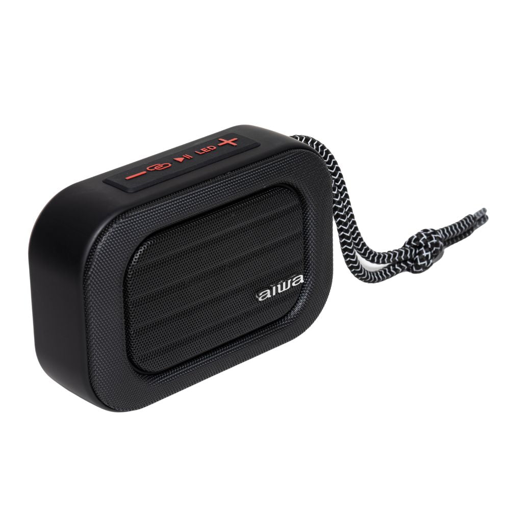 AIWA SPB-160 – Bærbar Bluetooth-høyttaler med RGB-lys, svart