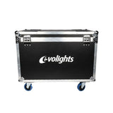 flightcase for 4 Evolights 40x10W Wall Washer