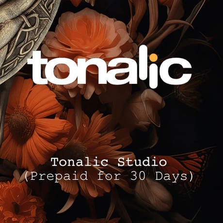 Tonalic studio, forhåndsbetalt i 30 dager