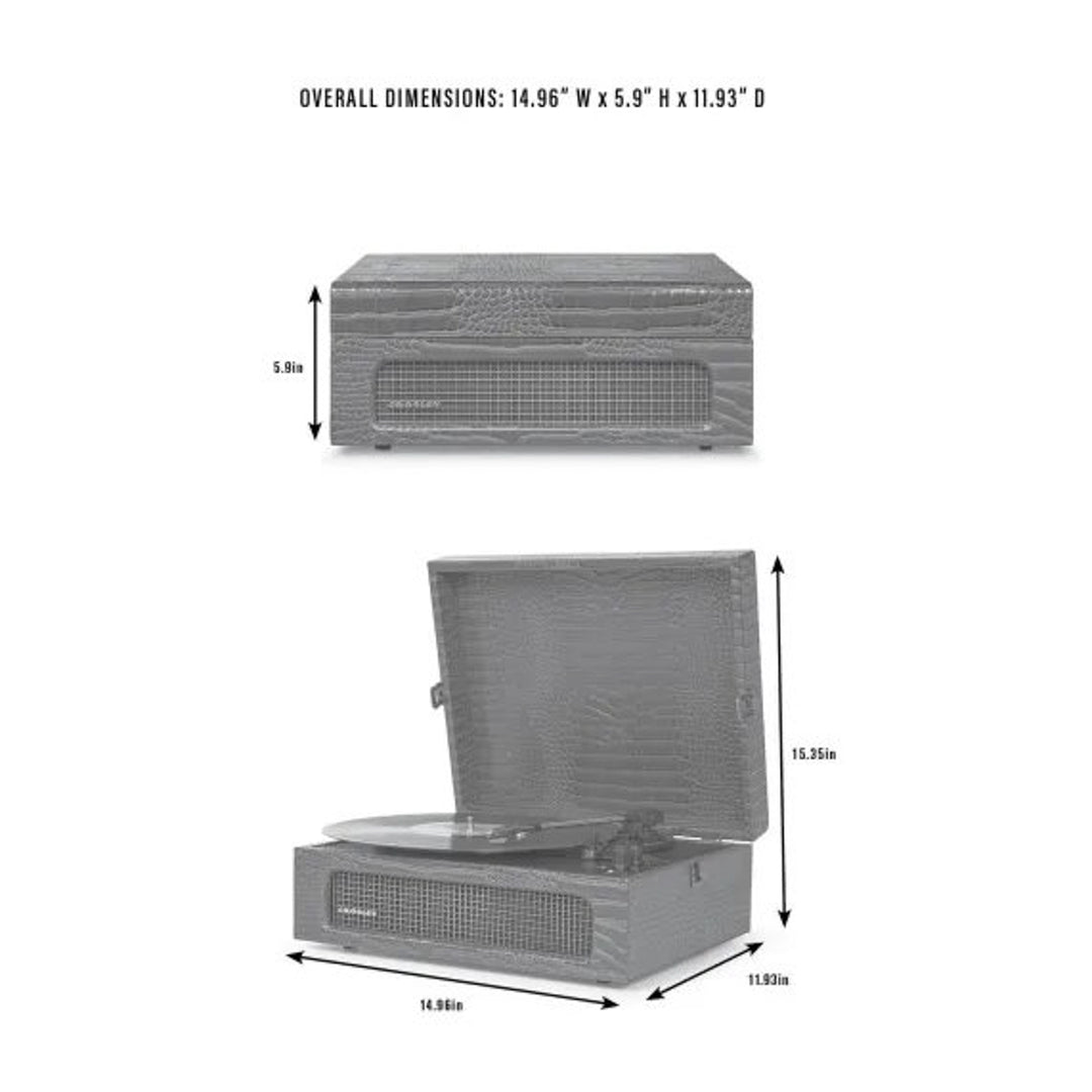 Crosley Voyager platespiller toveis Bluetooth (blomstret)