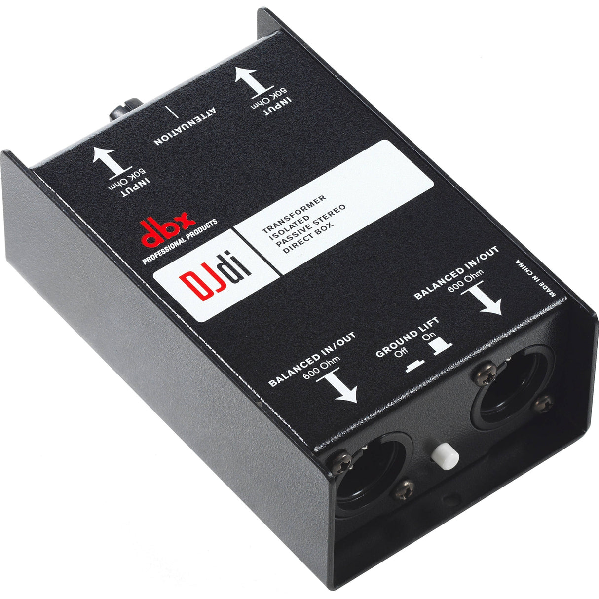 dbx DJDI 2-kanals passiv DI-boks